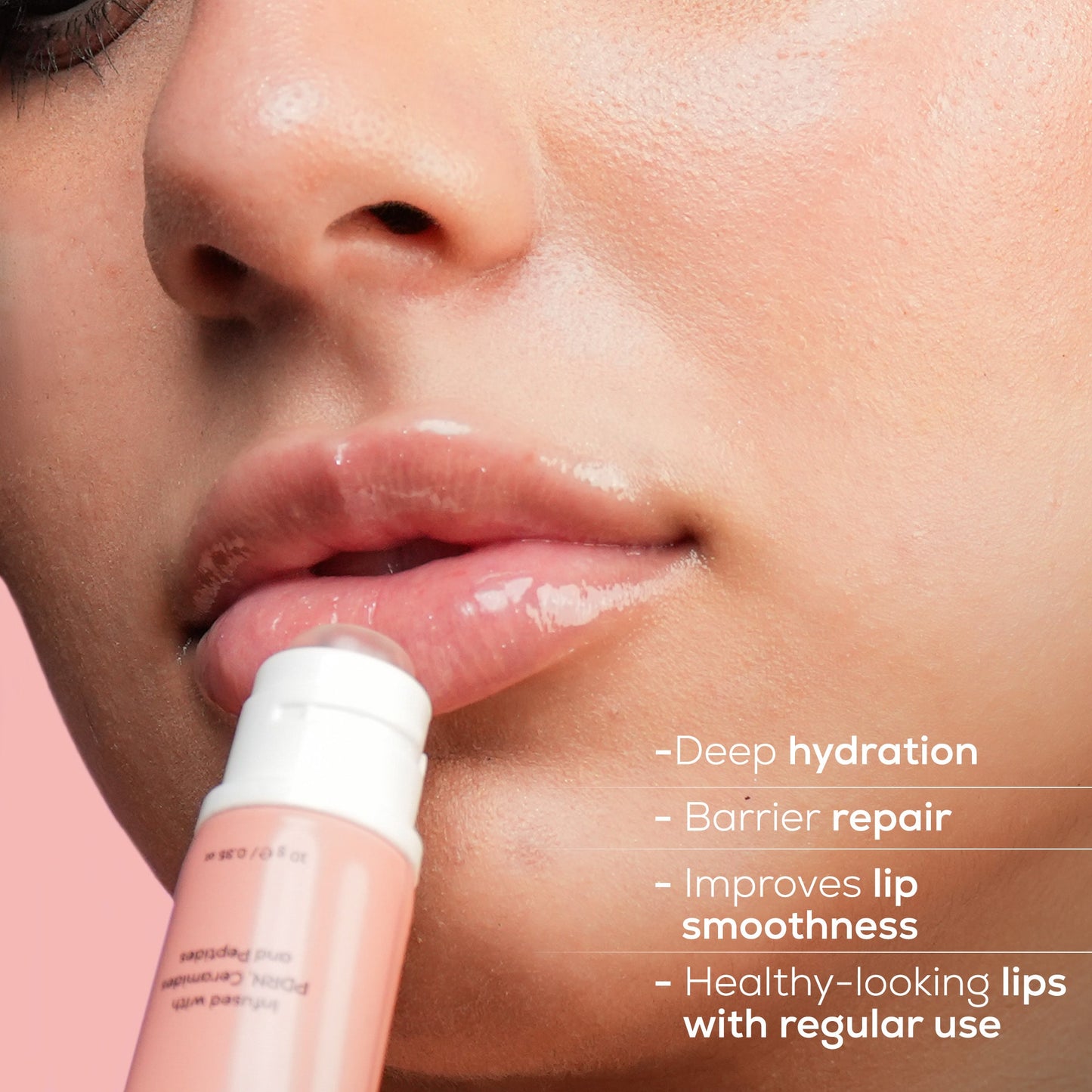 RENEE Pink Therapy PDRN Overnight Lip Repairing & Moisturising Lip Balm For Dry & Chapped Lips, 10g