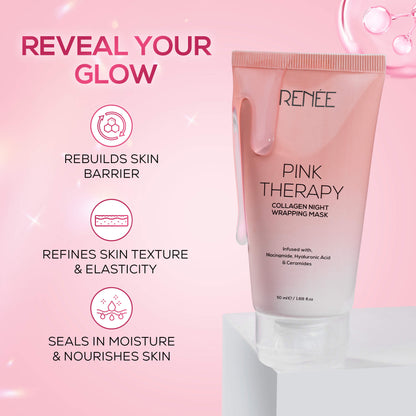 RENEE Pink Therapy Anti-Aging Complete Skincare Set
