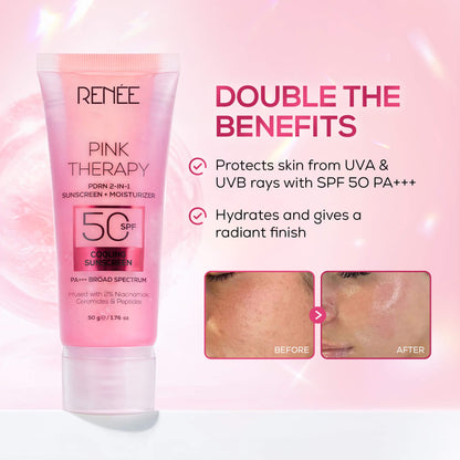 RENEE Pink Therapy Anti-Aging Complete Skincare Set