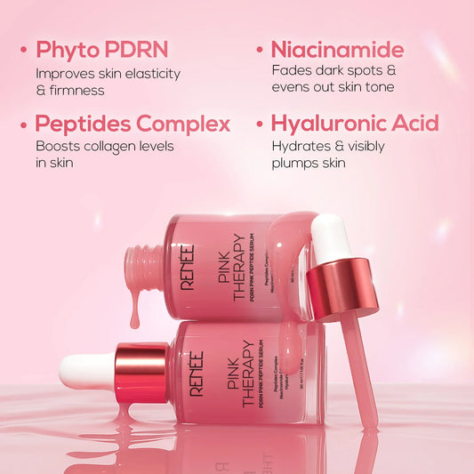 RENEE Pink Therapy PDRN Pink Peptide Serum For Hydrated & Radiant Skin