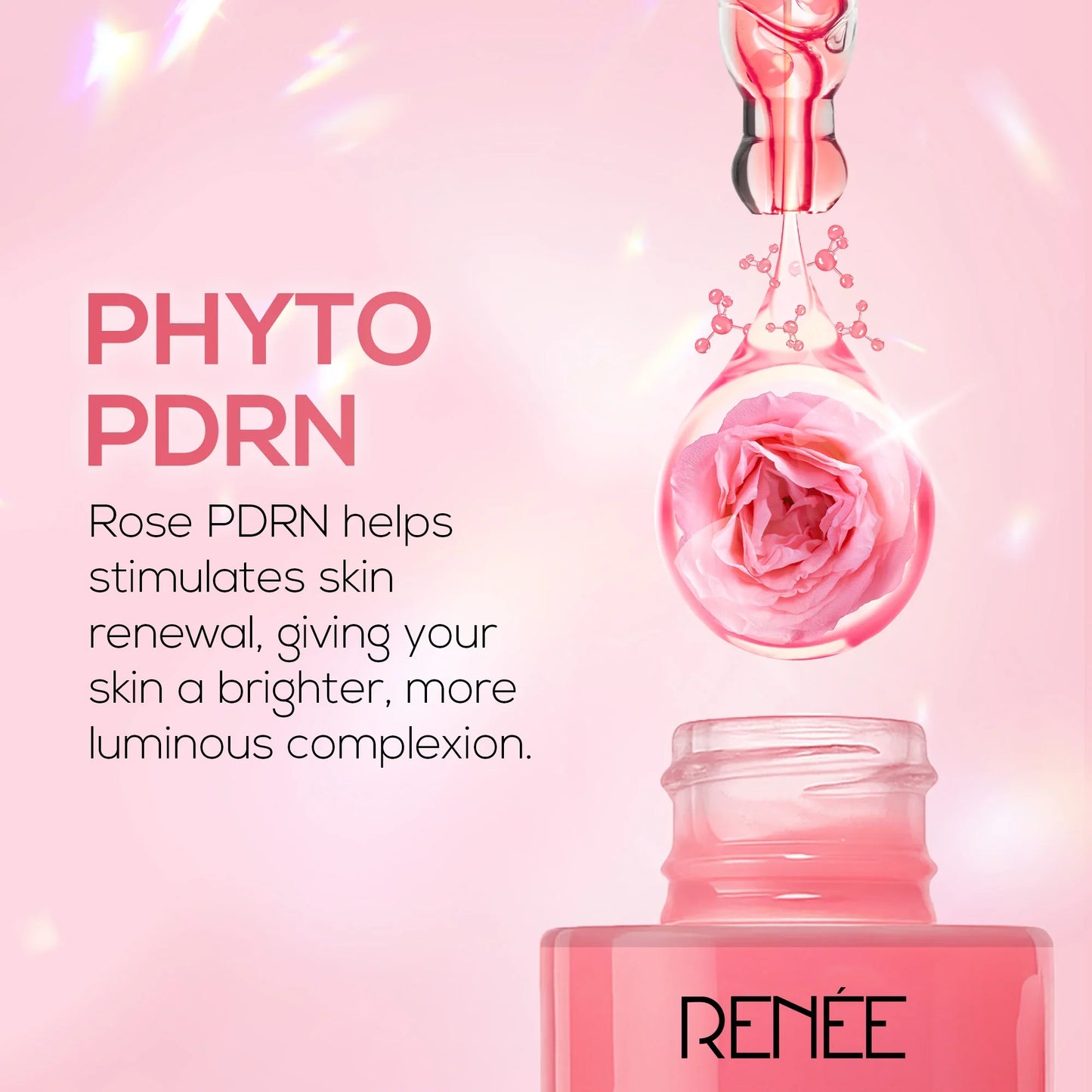 RENEE Pink Therapy PDRN Pink Peptide Serum For Hydrated & Radiant Skin