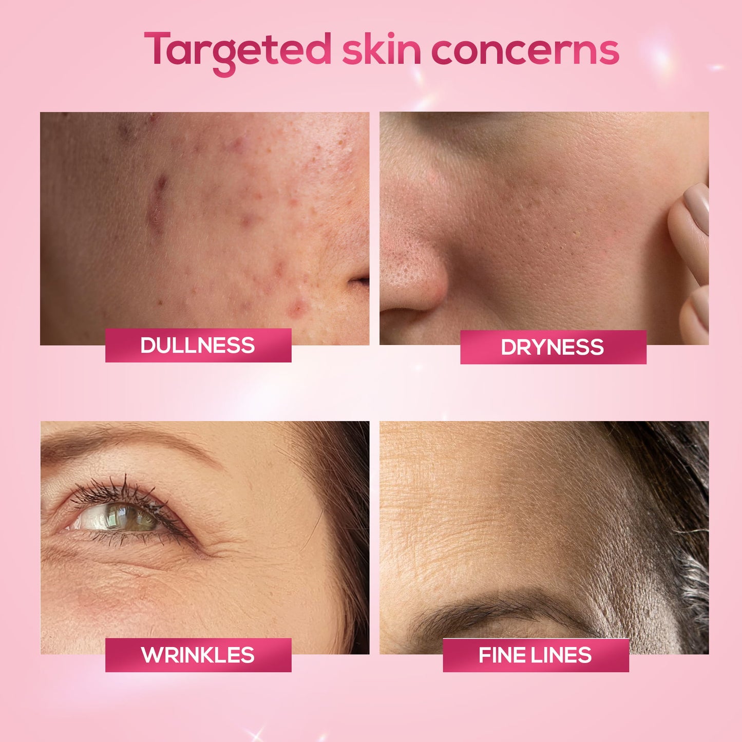 RENEE Pink Therapy Anti-Aging Skincare Combo With Lip Balm