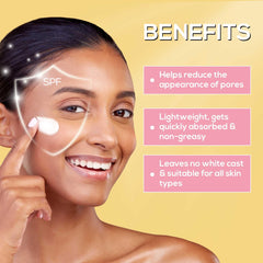 RENEE Pore Minimizing Sunscreen SPF 70 With 2% Niacinamide, 2% Peptide Complex & 3% Multivitamins, 50Ml