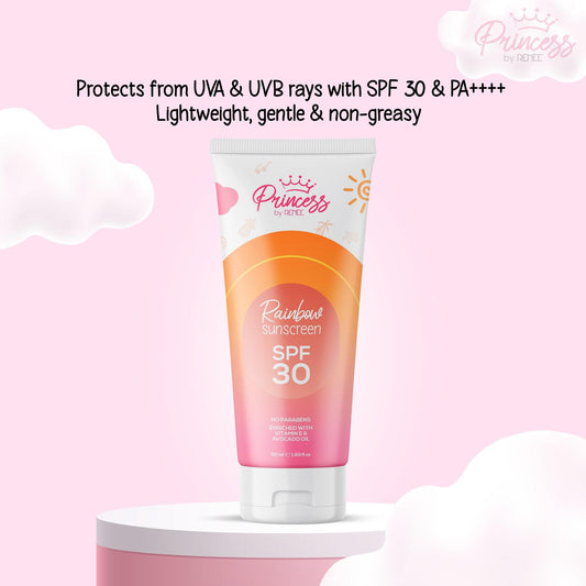 Princess By RENEE Rainbow Sunscreen with SPF 30, 50ml