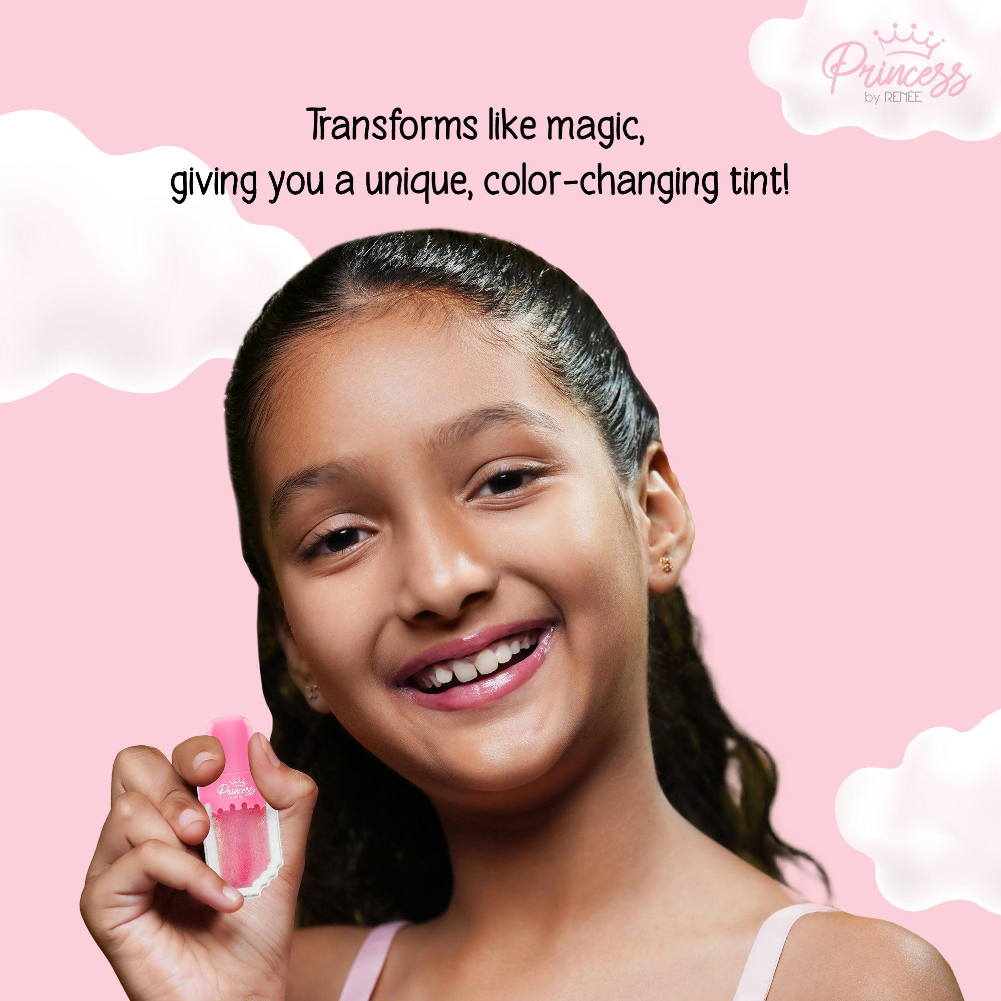 Princess By RENEE Sugar Sparkles Colour Changing Lip Gloss, 4 Ml