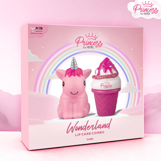 Princess by RENEE Wonderland Lip Care Combo, Pack of 2