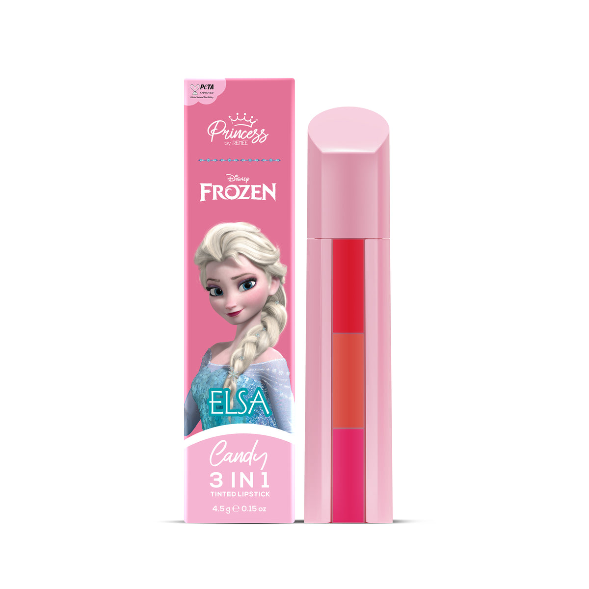 Disney Frozen Princess By Renee Candy 3-In-1 Tinted Lipstick 4.5g