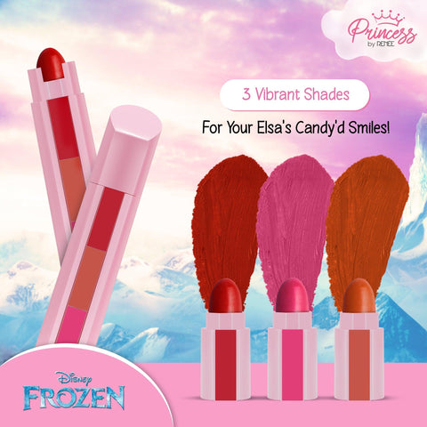 Disney Frozen Princess By Renee Candy 3-In-1 Tinted Lipstick 4.5g