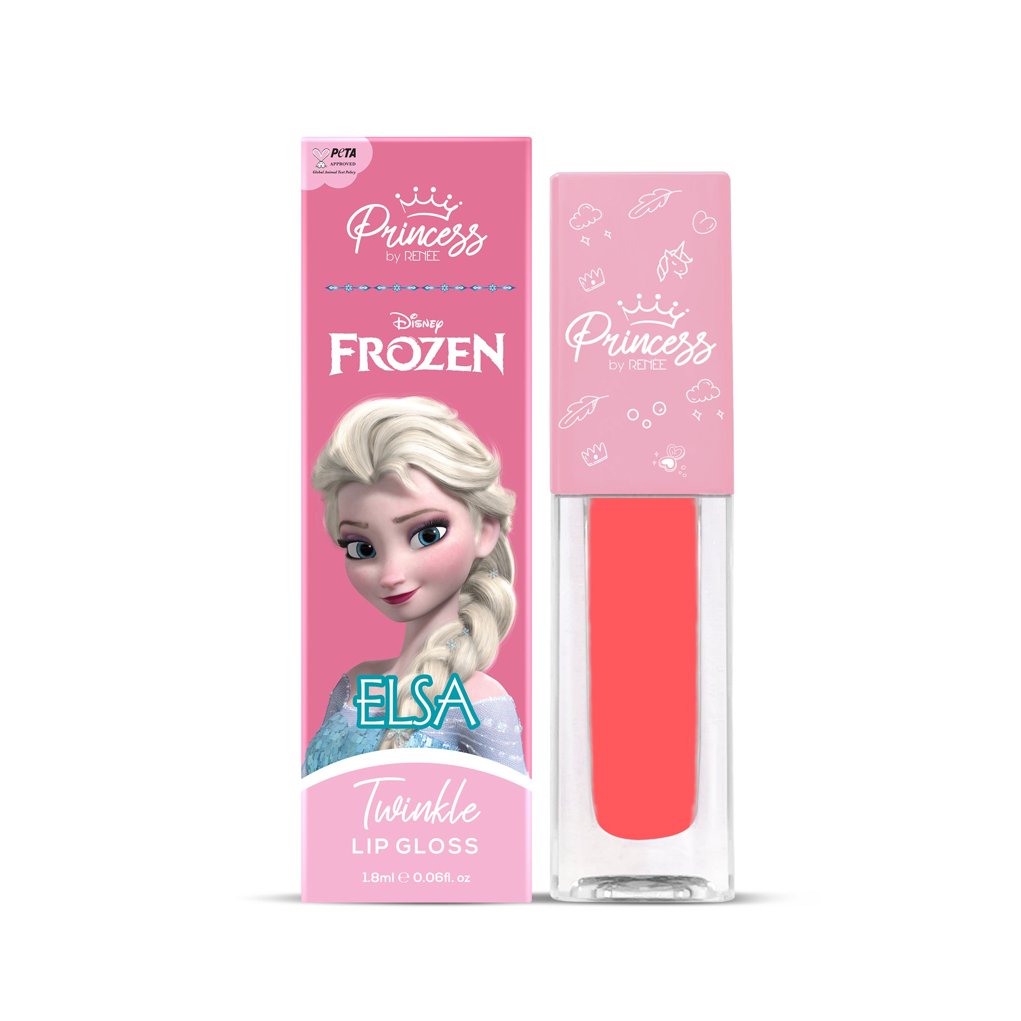 Disney Frozen Princess By RENEE Twinkle Lip Gloss 1.8 Ml