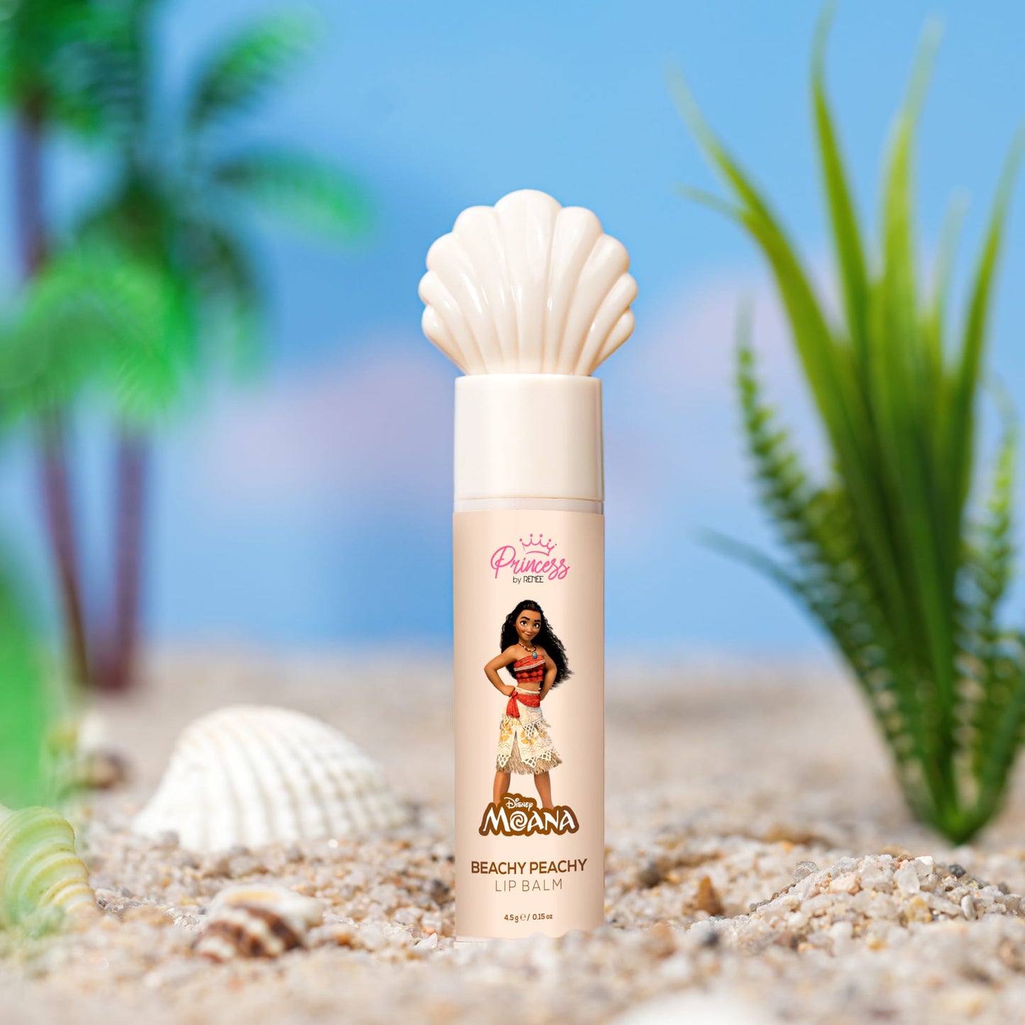 Princess by RENEE Disney Moana Beachy Peachy Lip Balm, 4.5 g
