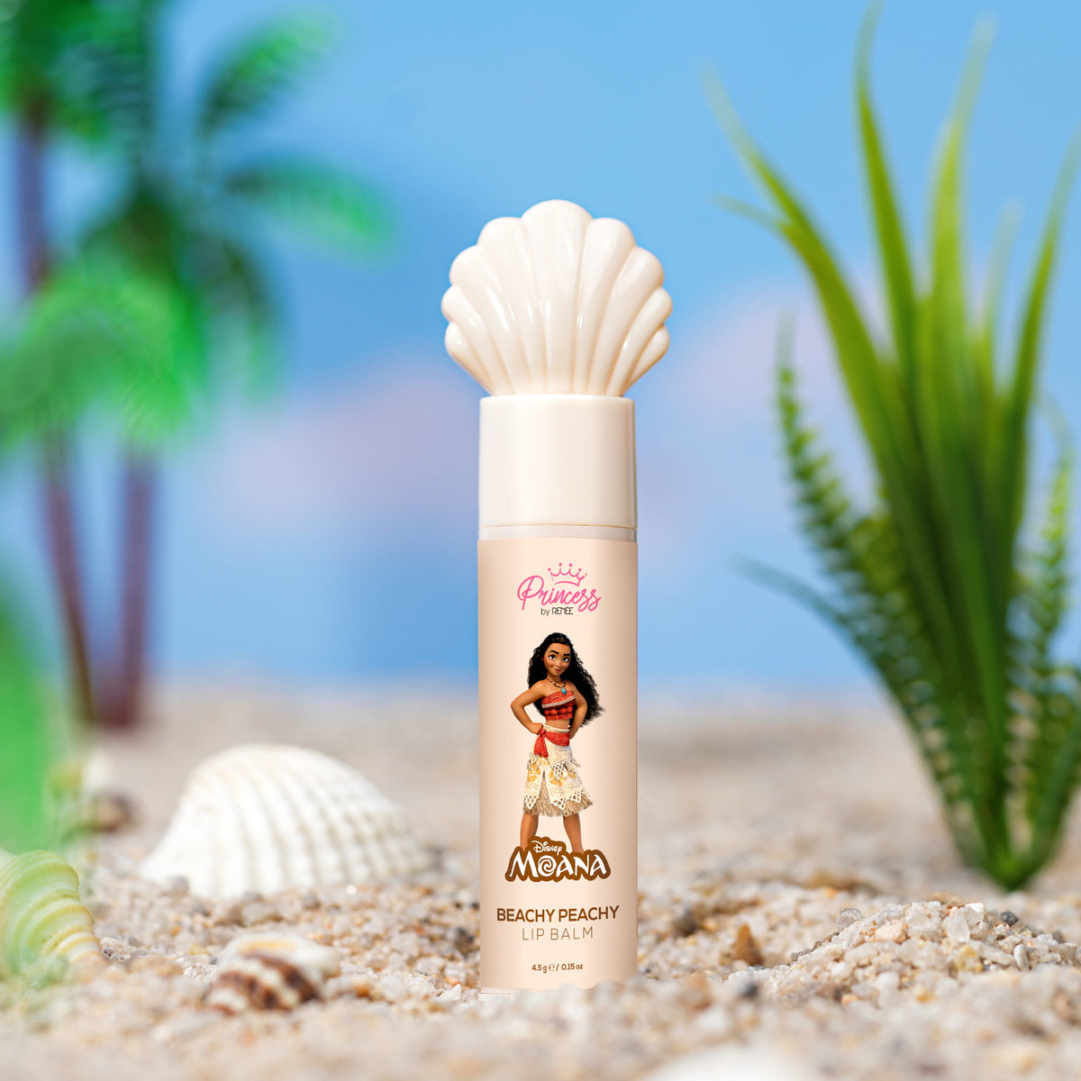 Disney Moana Beachy Peachy Lip Balm for Kids & Preteens by Princess by RENEE