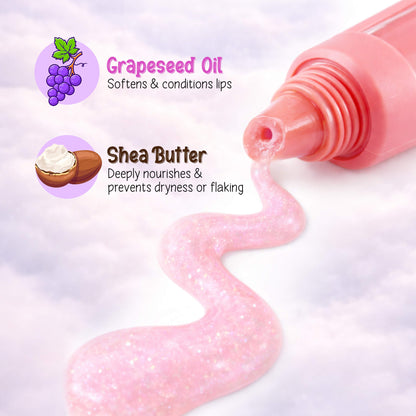 Cloudshine Glitter Lip Gloss For Preteens by Princess by RENEE