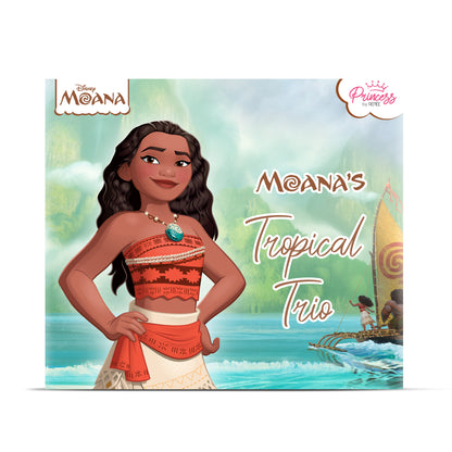 Princess by RENEE Disney Moana’s Tropical Trio Nail & Lip Beauty Set For Preteens