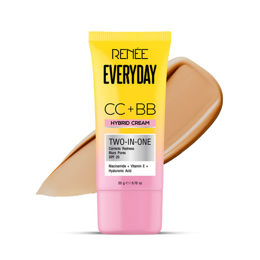 RENEE Everyday CC + BB Hybrid Cream With SPF 20 For Even Skin Tone
