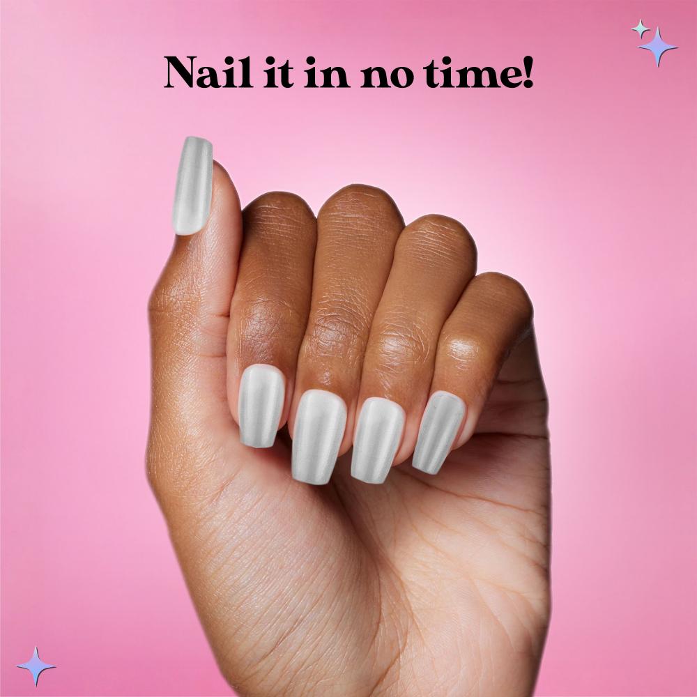 RENEE Stick on Nails With Glue- Pack of 30 Reusable & Long-lasting Nails