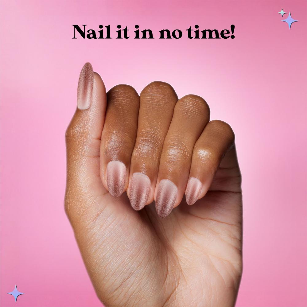 RENEE Stick on Nails With Glue- Pack of 30 Reusable & Long-lasting Nails