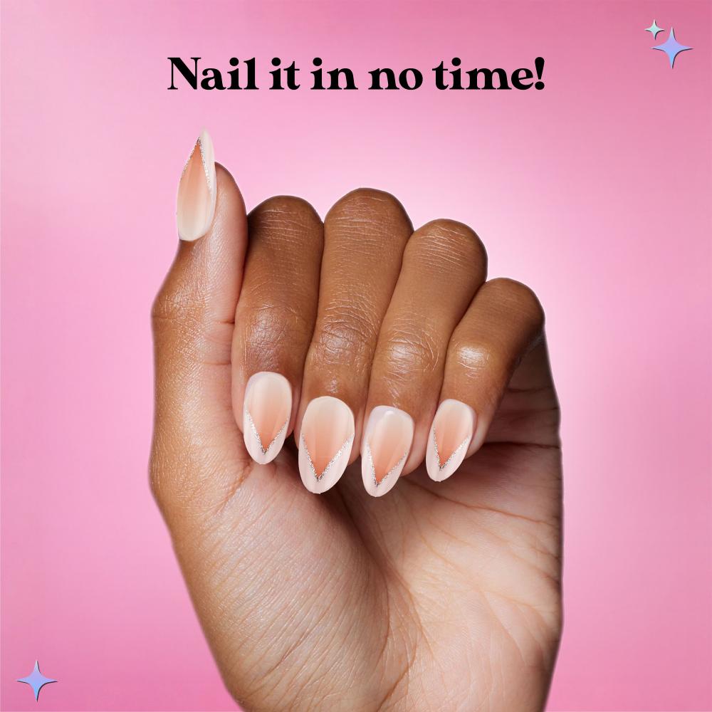 RENEE Stick on Nails With Glue- Pack of 30 Reusable & Long-lasting Nails