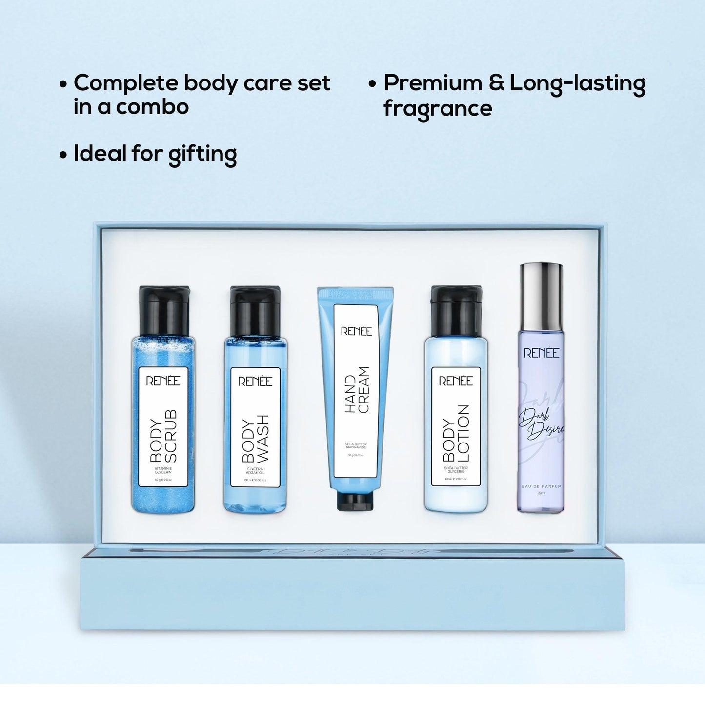 RENEE Bath & Body Care Set - Dark Desire 5 Pcs