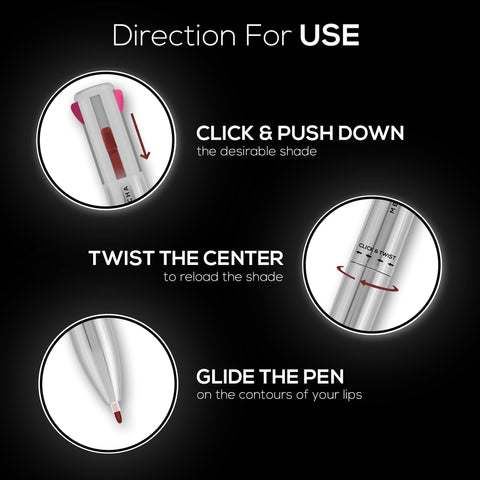 RENEE Draw 4 4-IN-1 Lip Liner