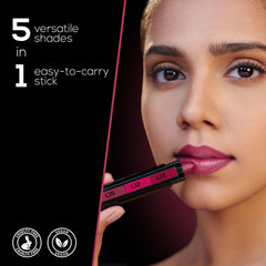 RENEE FAB 5 Glossy 5 in 1 Lipstick 7.5 Gm