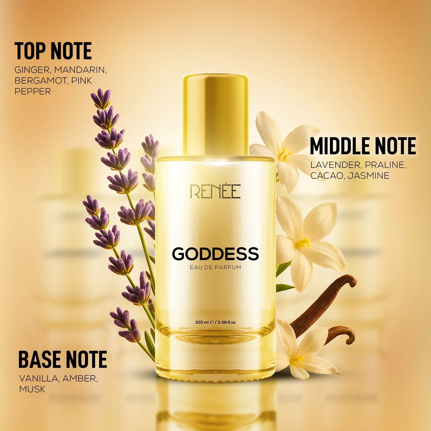 RENEE Goddess Eau De Parfum, 100Ml