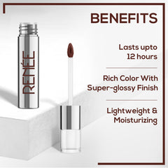 RENEE Gloss Stay - Transfer Proof Glossy Liquid Lip Colo, 5Ml