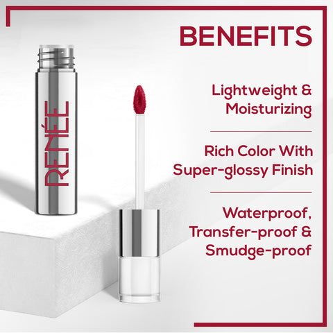 RENEE Gloss Stay - Transfer Proof Glossy Liquid Lip Color