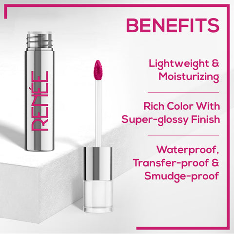RENEE Gloss Stay - Transfer Proof Glossy Liquid Lip Color
