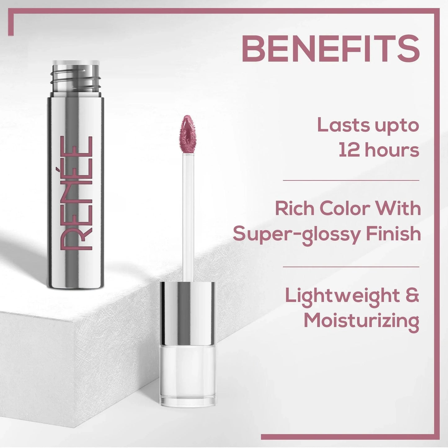 RENEE Gloss Stay - Transfer Proof Glossy Liquid Lip Colo, 5Ml