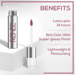 RENEE Gloss Stay - Transfer Proof Glossy Liquid Lip Colo, 5Ml