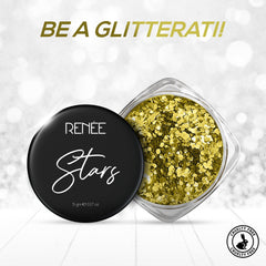 RENEE Stars Face & Body Glitter - 5 Gm