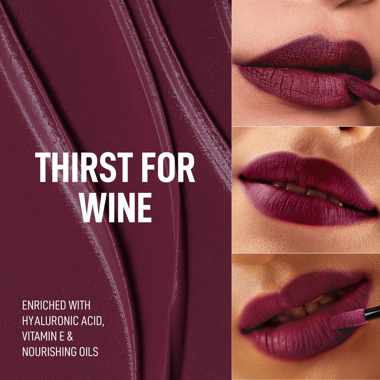 RENEE Stay With Me Matte Liquid Lipstick, 6 ml