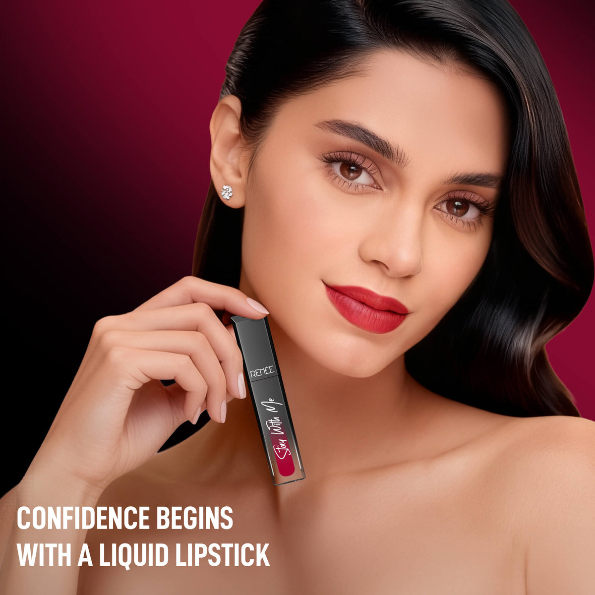RENEE Stay With Me Matte Liquid Lipstick, 2.7 ml