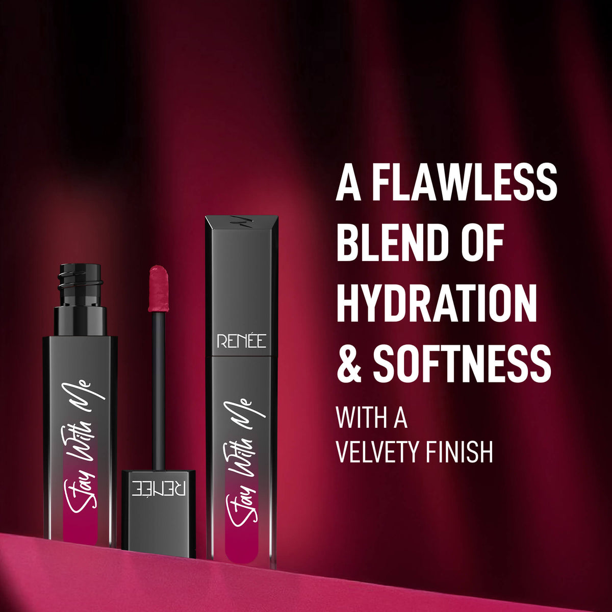 RENEE Stay With Me Matte Liquid Lipstick, 2.7 ml