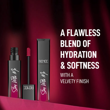 RENEE Stay With Me Matte Liquid Lipstick, 2.7 ml