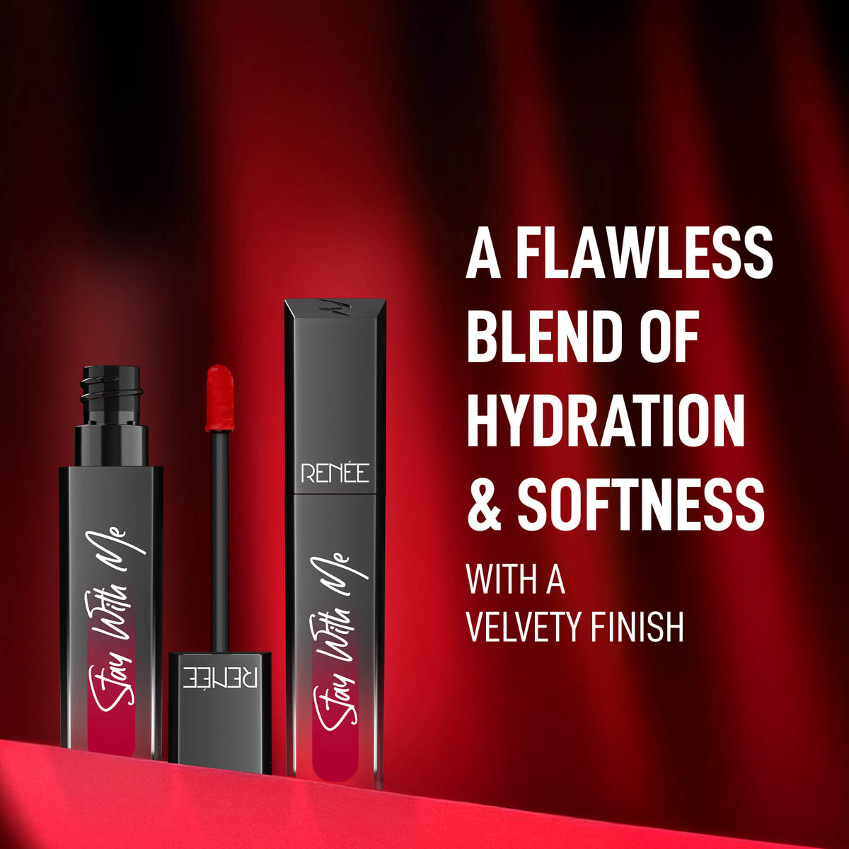 RENEE Stay With Me Matte Liquid Lipstick, 2.7 ml