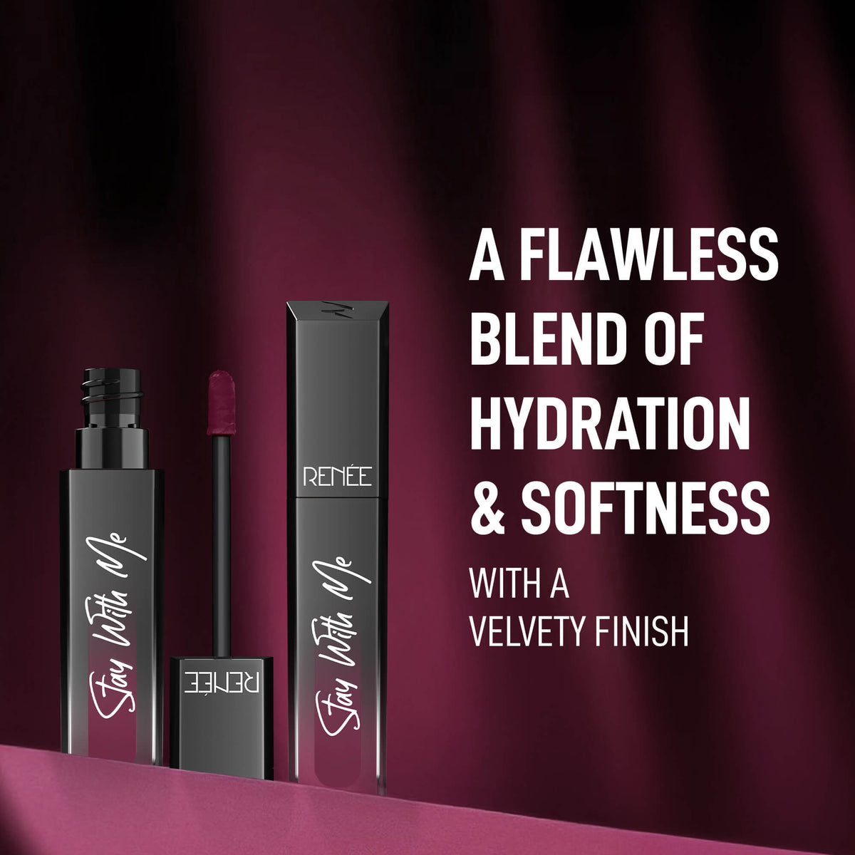 RENEE Stay With Me Matte Liquid Lipstick, 2.7 ml