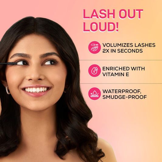 RENEE Everyday 2X Instant Volumizing, Waterproof Mascara, 15ml