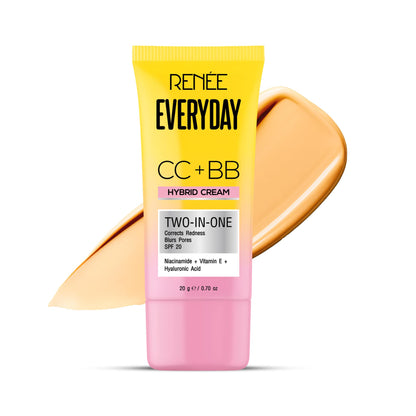 RENEE Everyday CC + BB Hybrid Cream With SPF 20 For Even Skin Tone