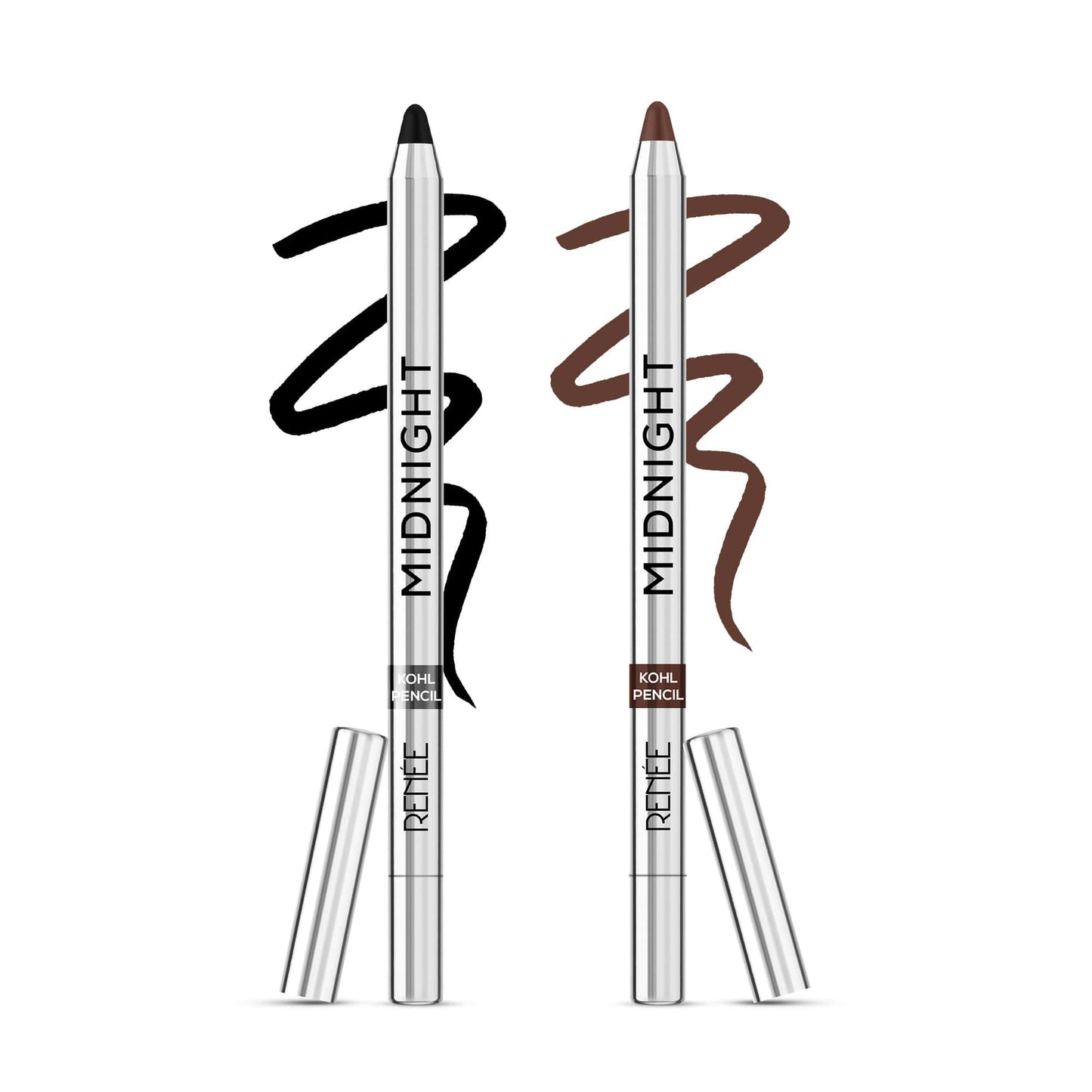 RENEE Midnight Kohl Pencil Black & Brown Combo