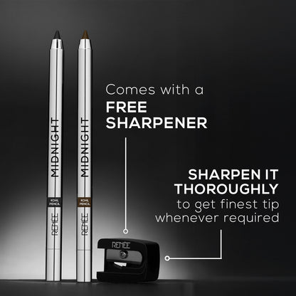 RENEE Midnight Kohl Pencil Black & Brown Combo