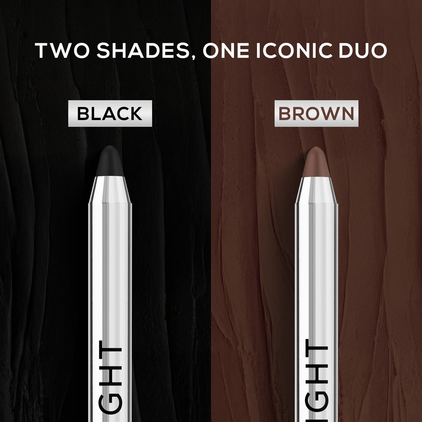 RENEE Midnight Kohl Pencil Black & Brown Combo