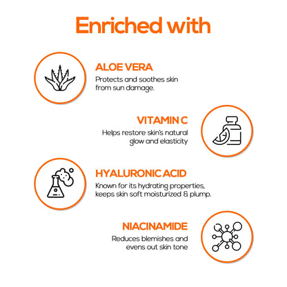 RENEE Glowscreen SPF 50 Sunscreen Cream, 50 ml