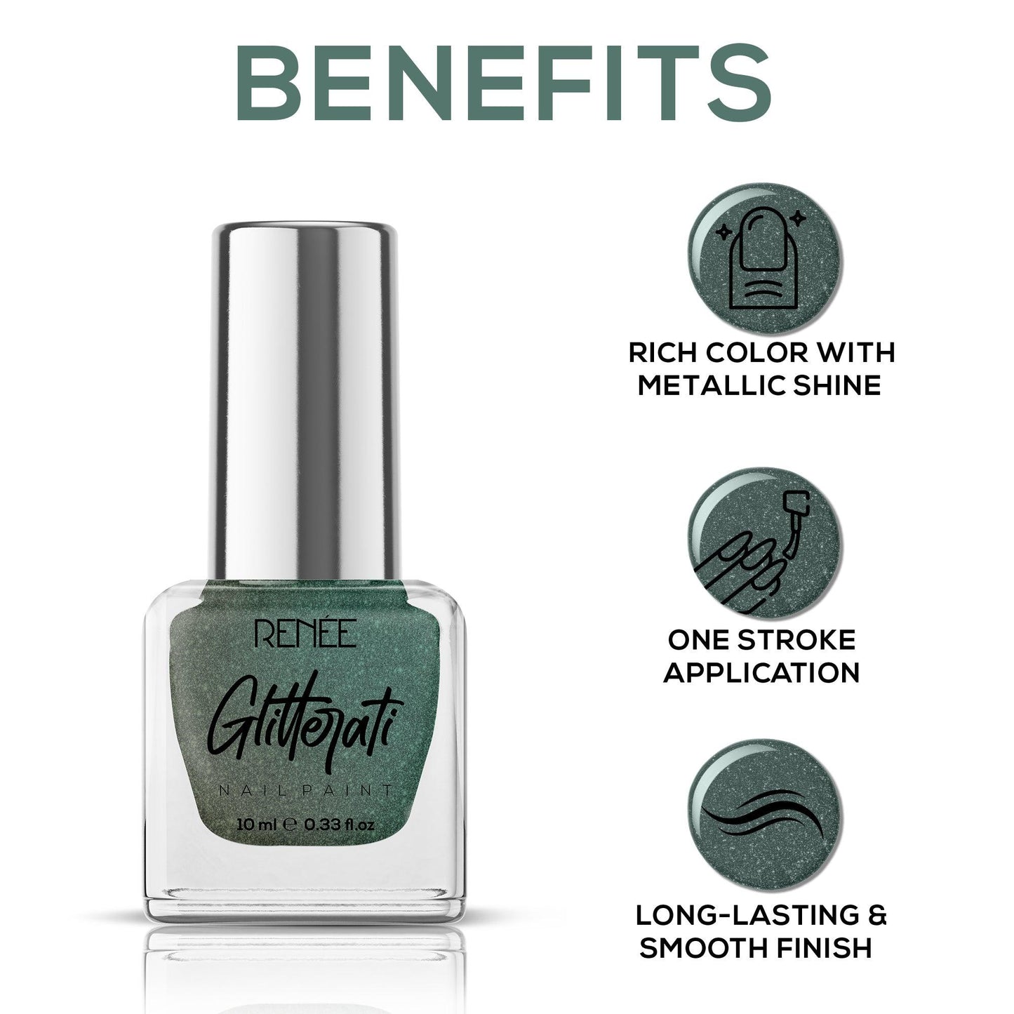 RENEE Glitterati Nail Paint 10ml