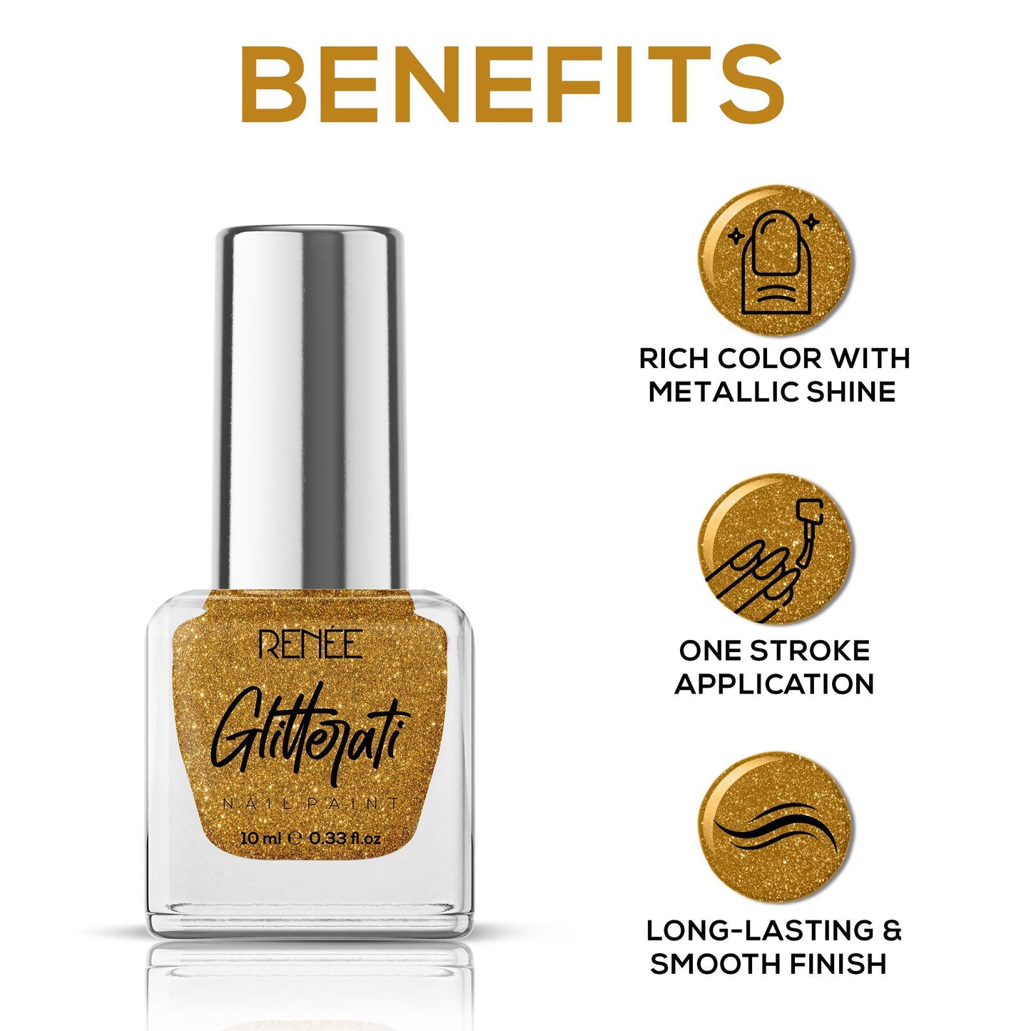 RENEE Glitterati Nail Paint 10ml