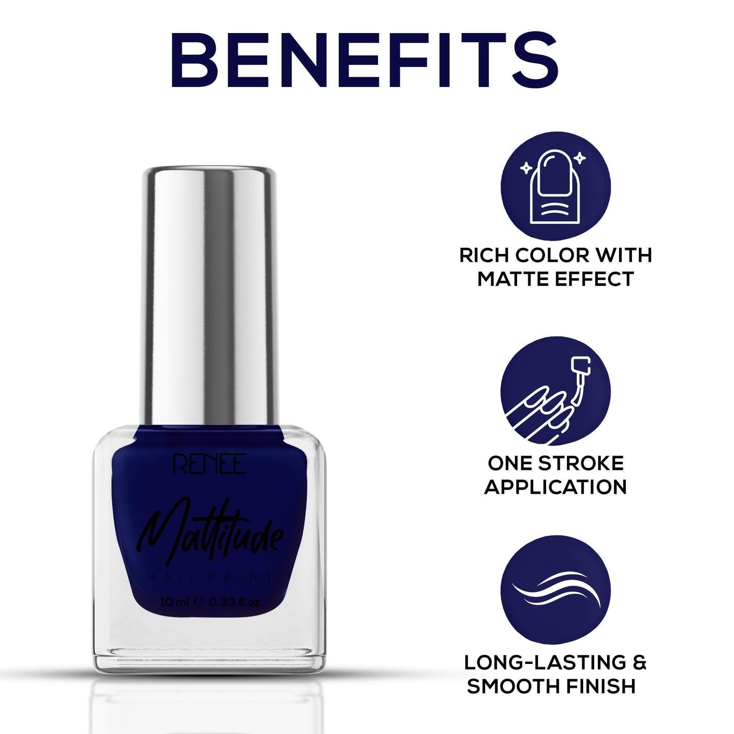 RENEE Mattitude Nail Paint 10ml