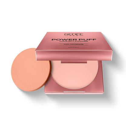 RENEE PRO Power Puff Compact Powder, 9 Gm