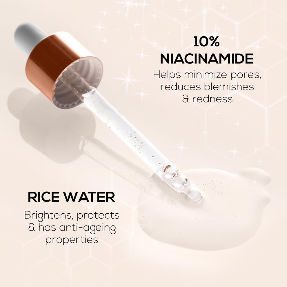 RENEE Rice Water & 10% Niacinamide Serum, 30ml – Renee Cosmetics
