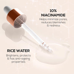RENEE Rice Water & 10% Niacinamide Serum, 30ml