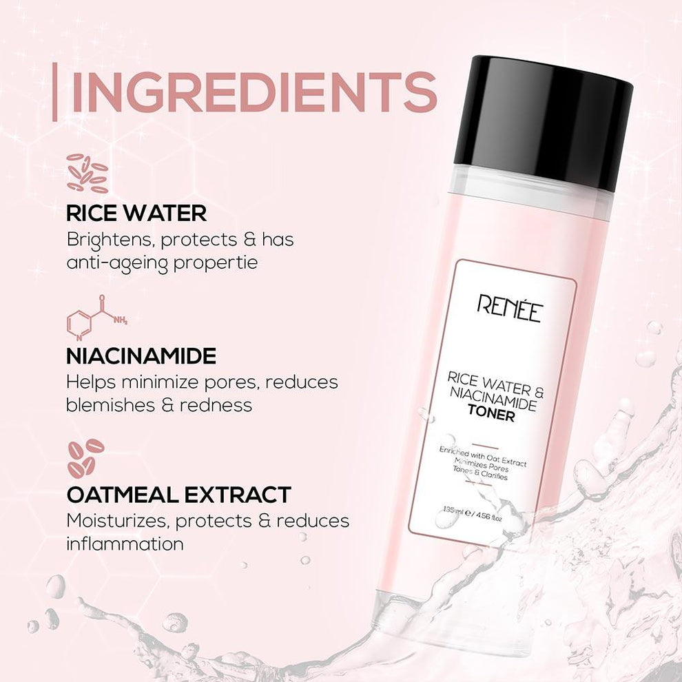 Renee Rice RENEE Rice Water & Niacinamide Toner, 135Ml – Renee Cosmetics